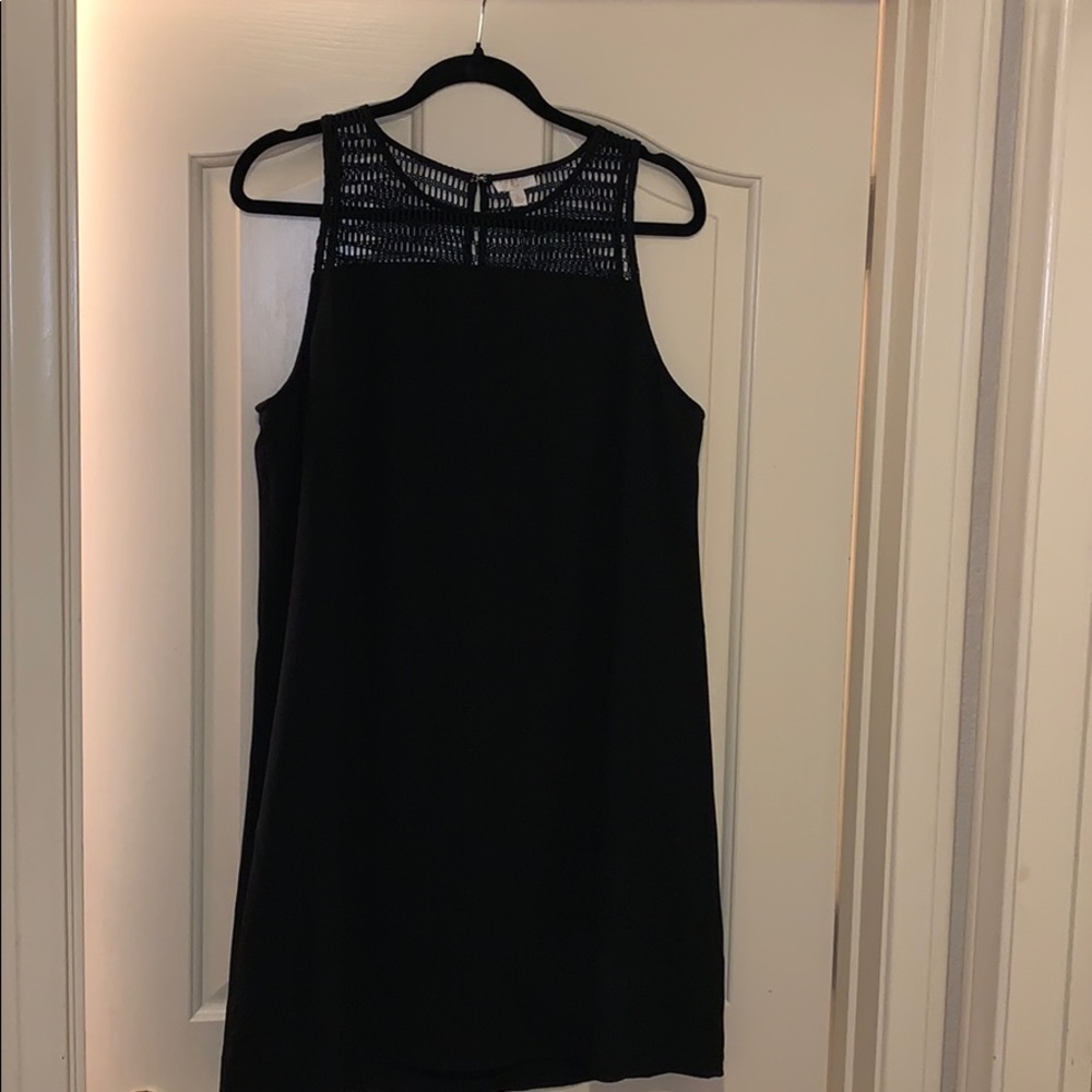 NWOT Black Charming Charlie sheath dress